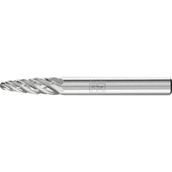 Pferd Carbide Bur - Tree Shape, STEEL Cut - 1/4" x 5/8" x 1/4" Shank - SF-1 24698 - main